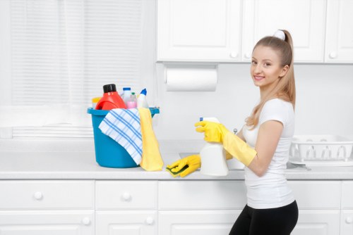 Illustration of PCI-compliant secure checkout for cleaning services