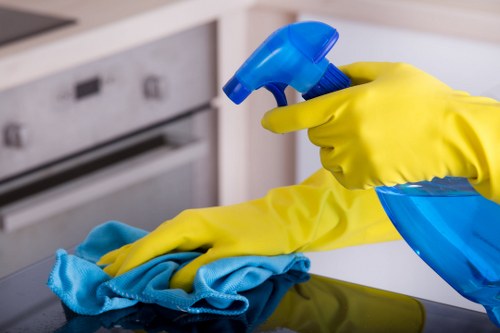Professional steam carpet cleaning in a Golders Green home