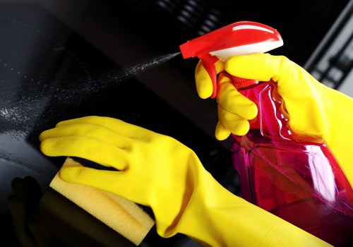 Protective PPE used by a Golders Green carpet cleaning professional